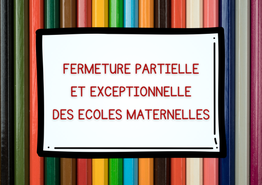 Fermeture exceptionnelle et partielle des écoles maternelles du SIVOS de Gallardon